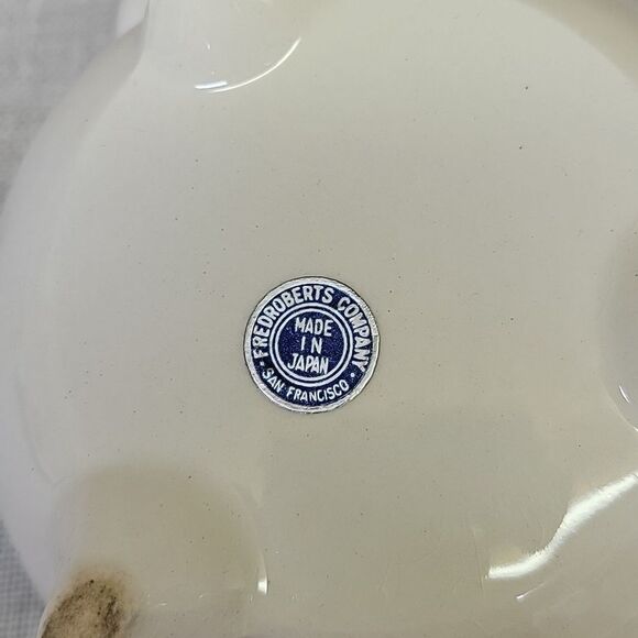 Beautiful Vintage Fred Roberts Company Floral Porcelain Teapot.Cups+ Saucers - Picture 9 of 14